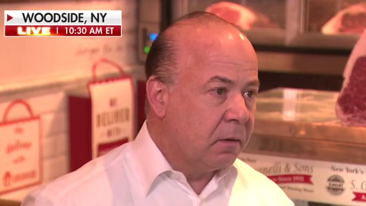 Frank Ottomanelli, the owner of S. Ottomanelli & Sons Prime Meats in New York, says he has been forced to raise prices between 5 and 10 percent due to inflation. 