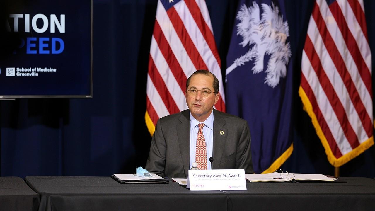 Azar: Coronavirus vaccination experience will look a lot like getting flu shot 