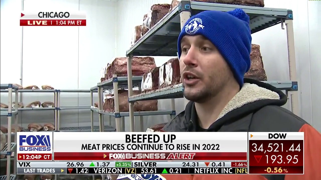 FOX Business' Grady Trimble reports from Northwest Meat Company in Chicago where rising costs and COVID have beefed up business.