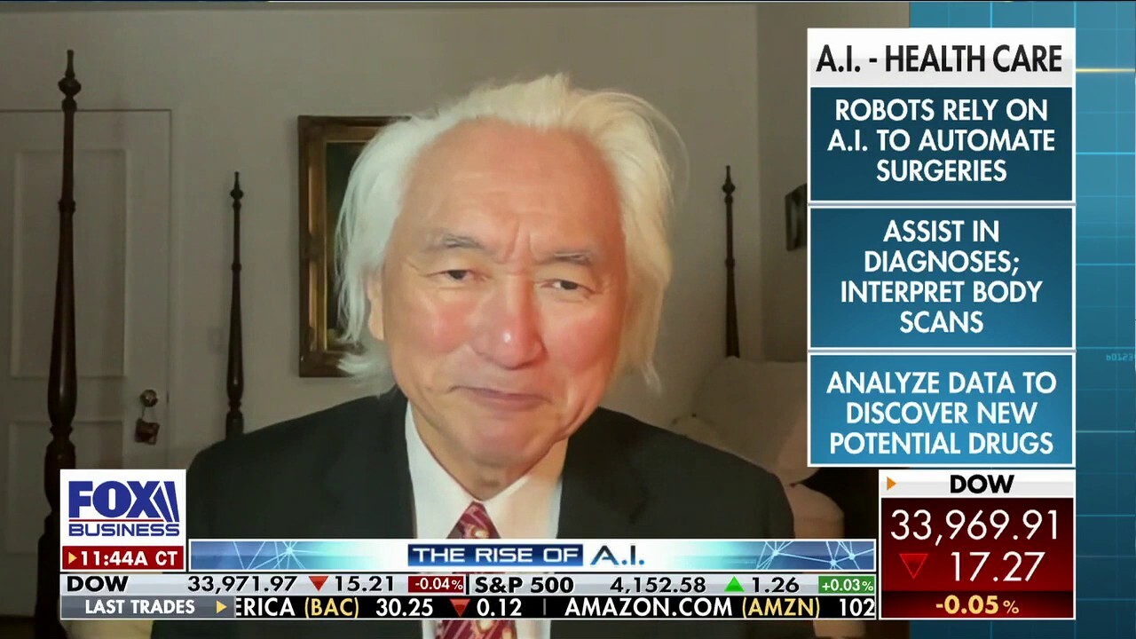 Theoretical physicist and bestselling author Dr. Michio Kaku says artificial intelligence can be used for good or bad intentions and calls for some form of regulation.