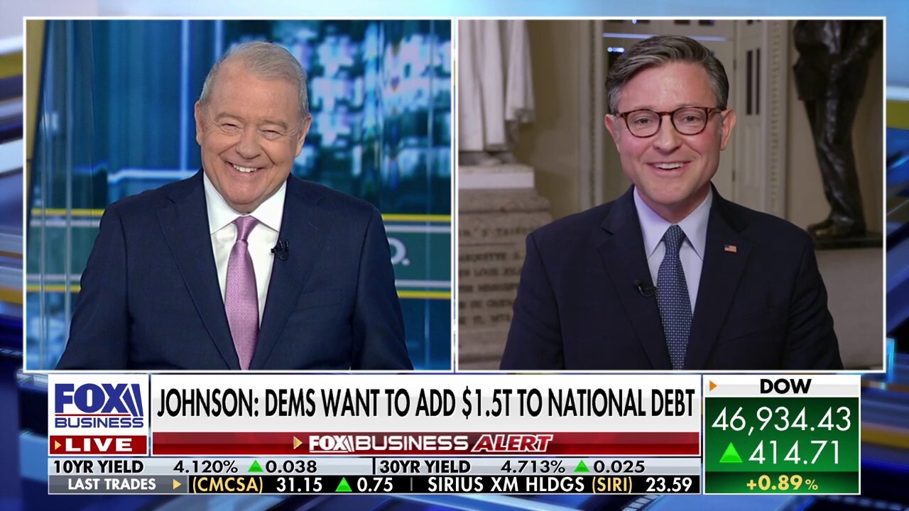 Speaker Johnson says Democrats demand $1.5 trillion debt hike to keep government open