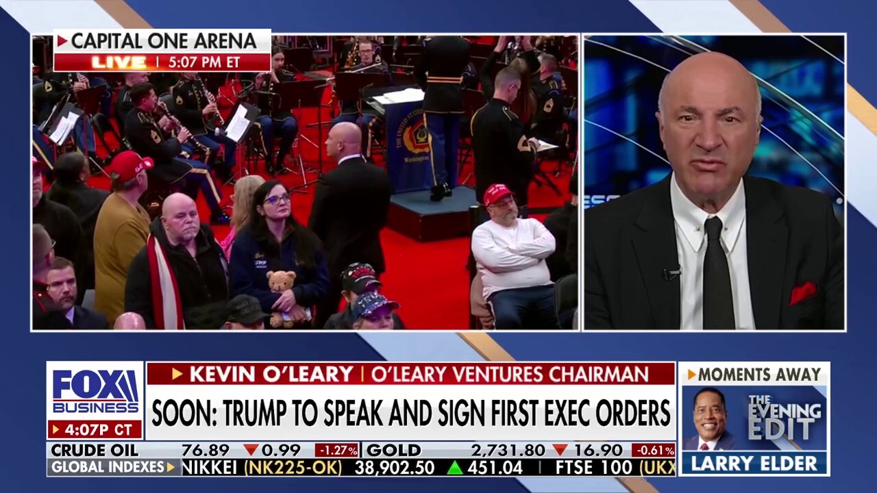 O’Leary Ventures chairman Kevin O’Leary describes attending President Donald Trump’s inauguration and reacts to Trump’s quick action on the border crisis and U.S. energy on 'The Evening Edit.'