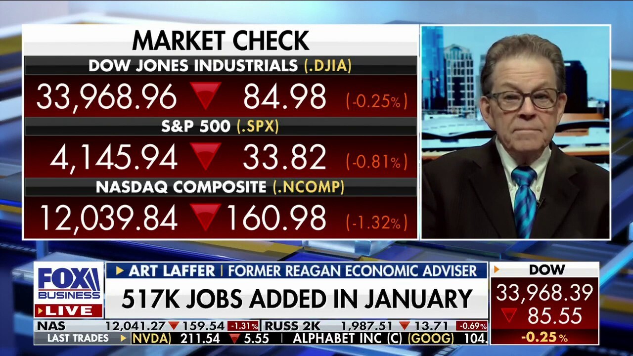 January 2023 ‘one of the most amazing employment months I’ve ever seen’’: Art Laffer