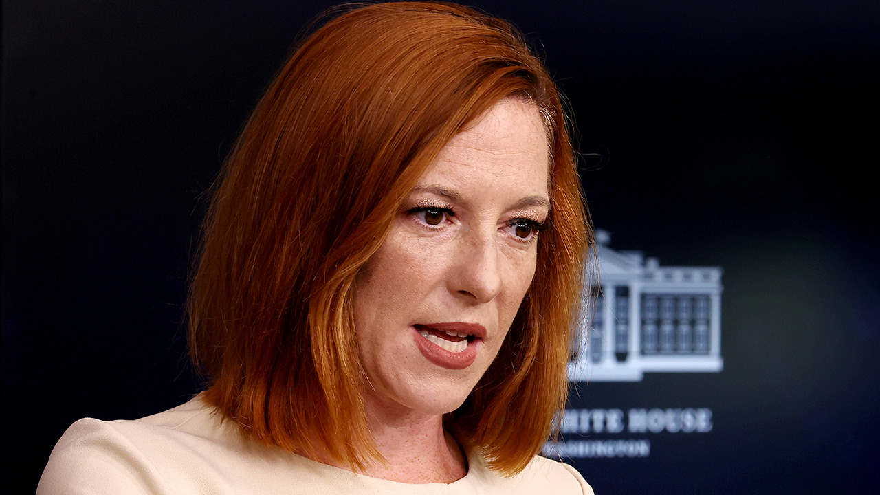 White House Press Secretary Jen Psaki holds briefing along with Deputy National Security Adviser for Cyber and Emerging Technology Anne Neuberger