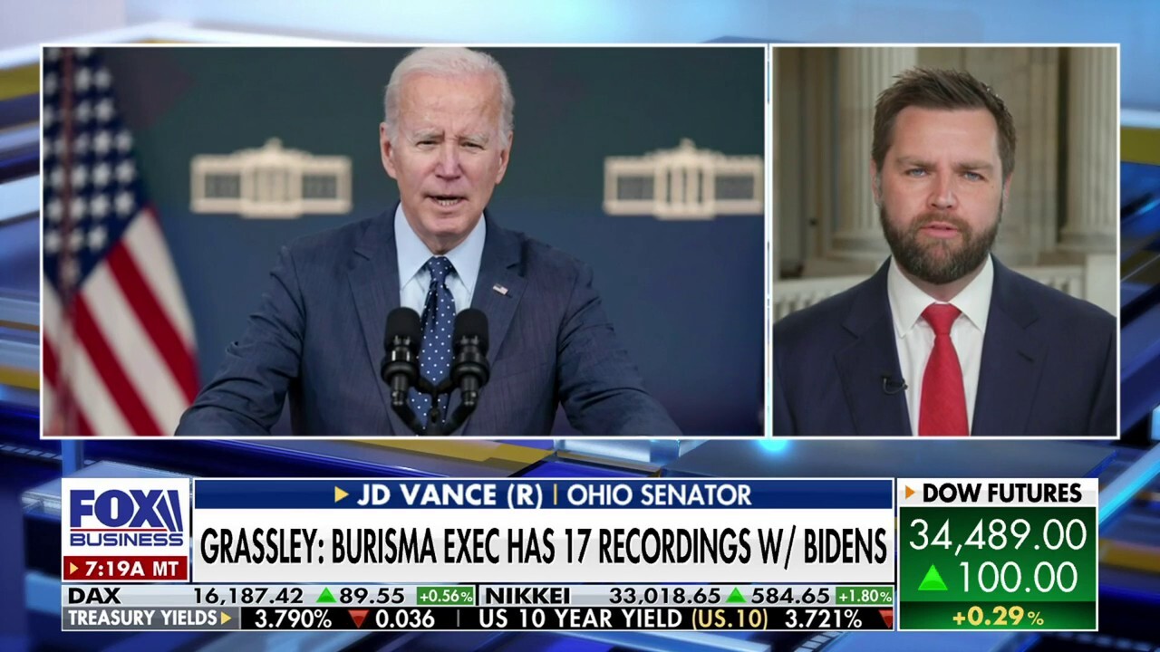 Trump's indictment is all about distracting from Biden's corruption: Sen. JD Vance