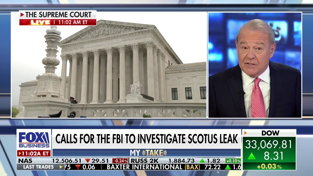 FOX Business host Stuart Varney argues Supreme Court justices 'risk being ratted on' following document leak on Roe v. Wade. 