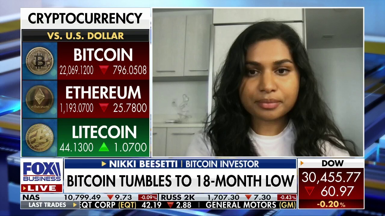 Bitcoin investor Nikki Beesetti says the crypto crash makes her ‘nervous,’ but forecasts the market will ‘recover’ in the long term. 