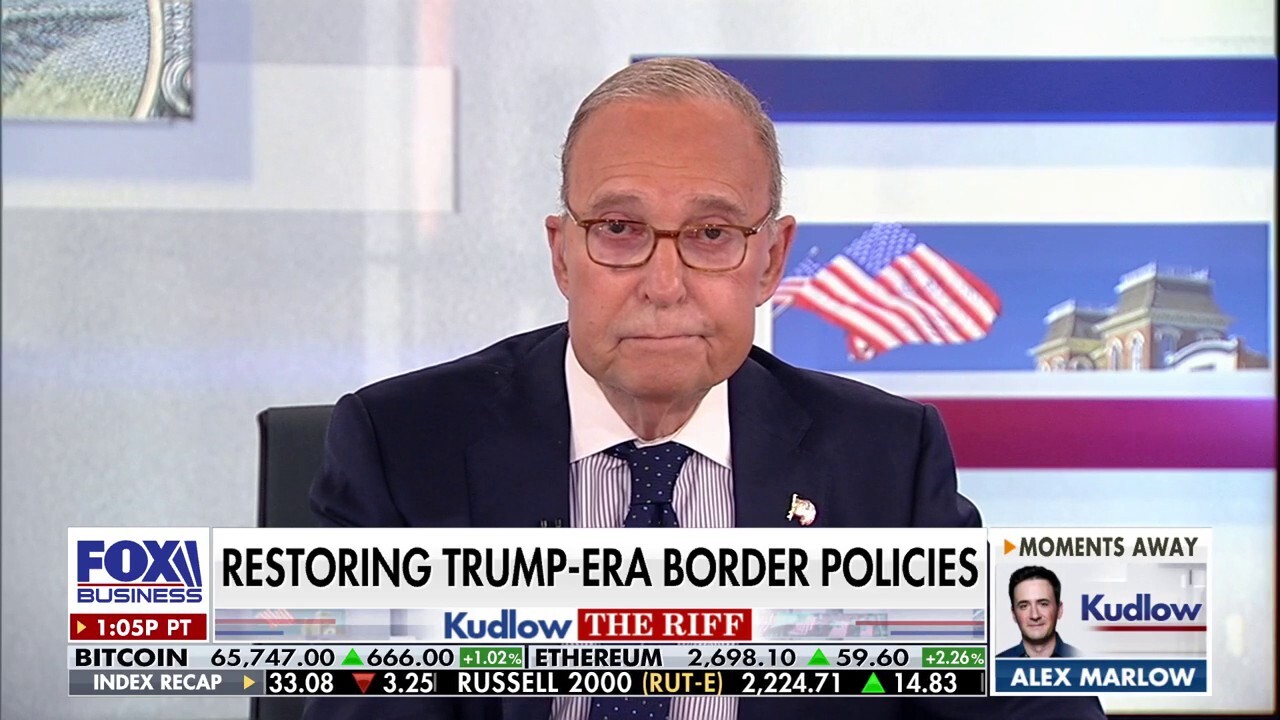  Illegal migrants have ‘gone way up’ while law and order has gone ‘way down’: Larry Kudlow