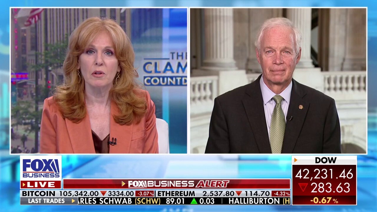 Sen. Ron Johnson, R-Wis., unpacks efforts to cut government waste and spending on 'The Claman Countdown.'