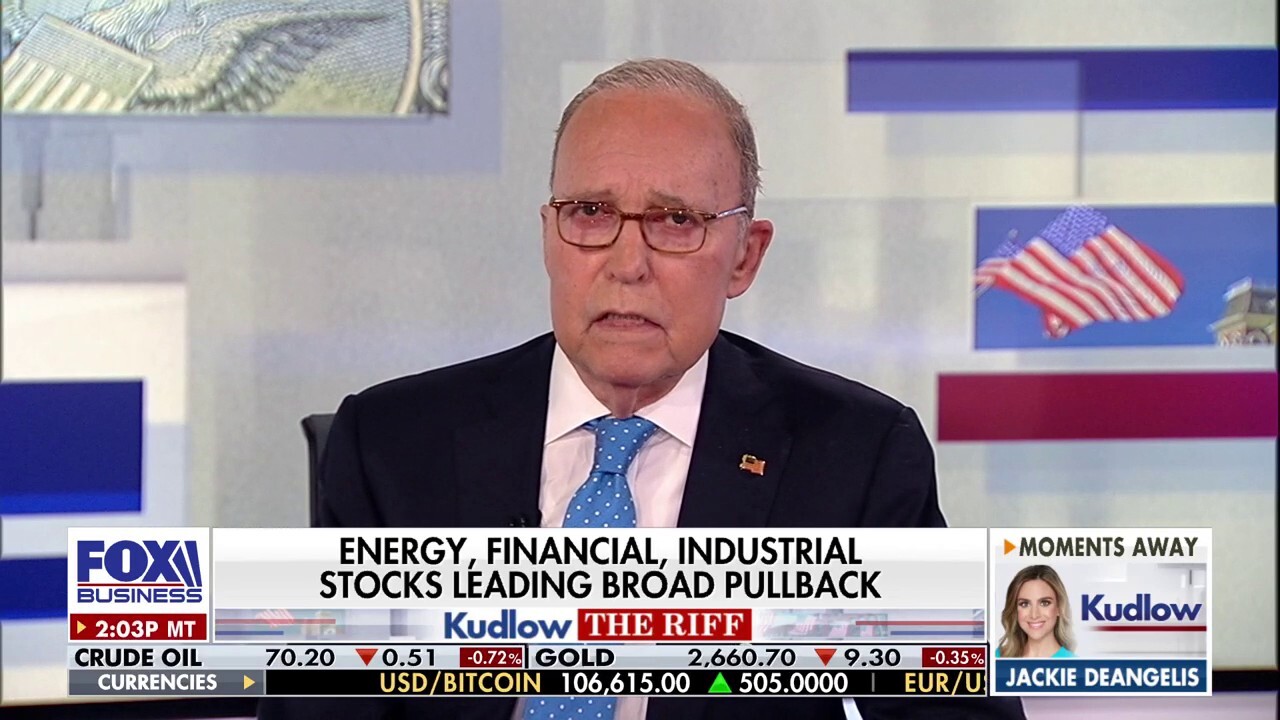 FOX Business host Larry Kudlow raises economic policy issues amid the stock market selloff on 'Kudlow.'