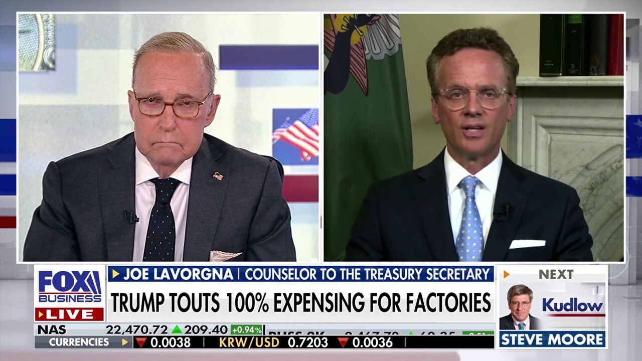 Counselor to the Treasury Secretary Joe Lavorgna assesses the impact President Donald Trump’s aluminum tariffs will have on the U.S. economy, on ‘Kudlow.’