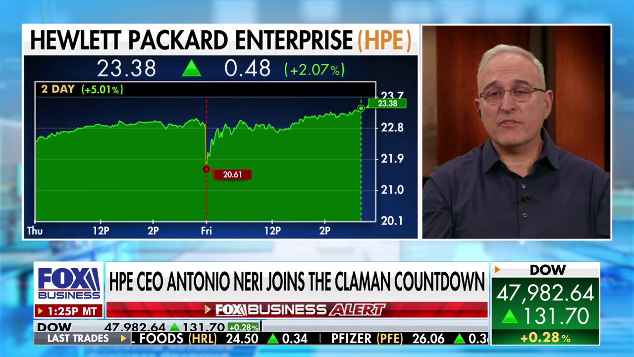 Hewlett Packard Enterprise CEO outlines what’s driving Q4 growth 'momentum'