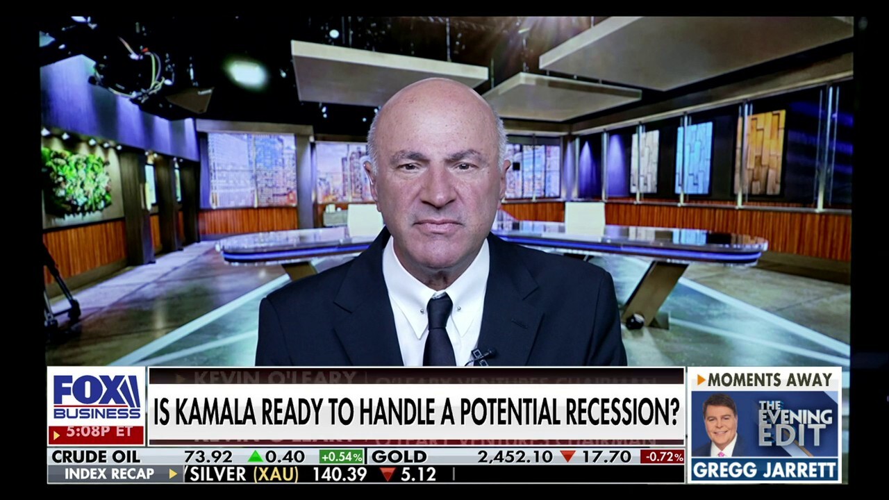 O’Leary Ventures chairman Kevin O’Leary joins ‘The Evening Edit’ to discuss how President Biden and Vice President Kamala Harris could handle a recession.