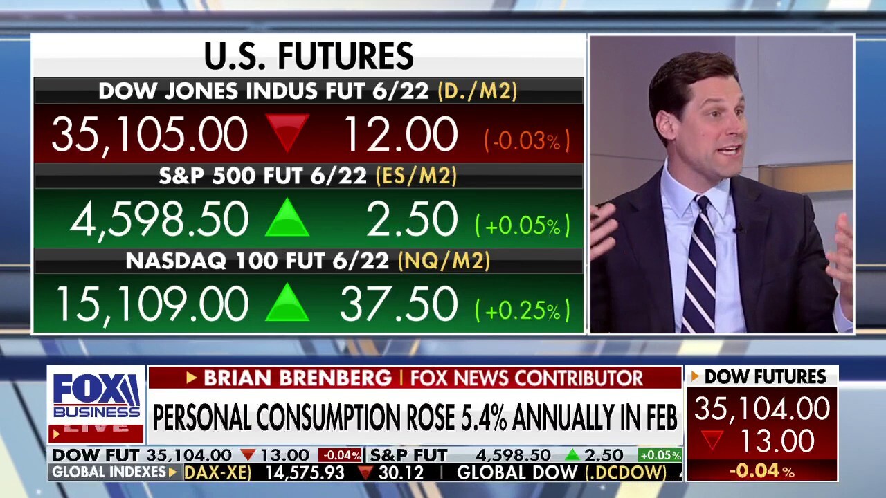 Fox News contributor Brian Brenberg says the latest inflation data is not a good sign for the U.S. economy.
