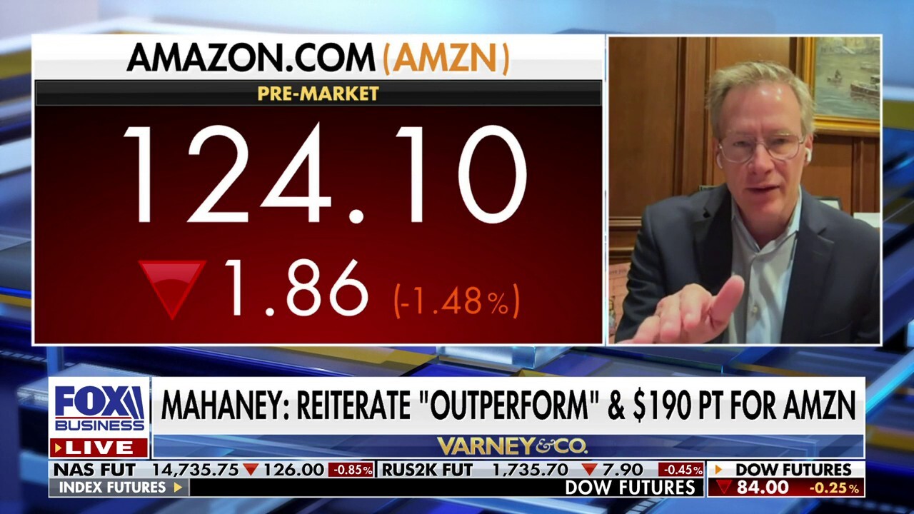 Evercore ISI Senior Managing Director Mark Mahaney joins ‘Varney & Co.’ to discuss Amazon’s stock price ahead of the market opening.