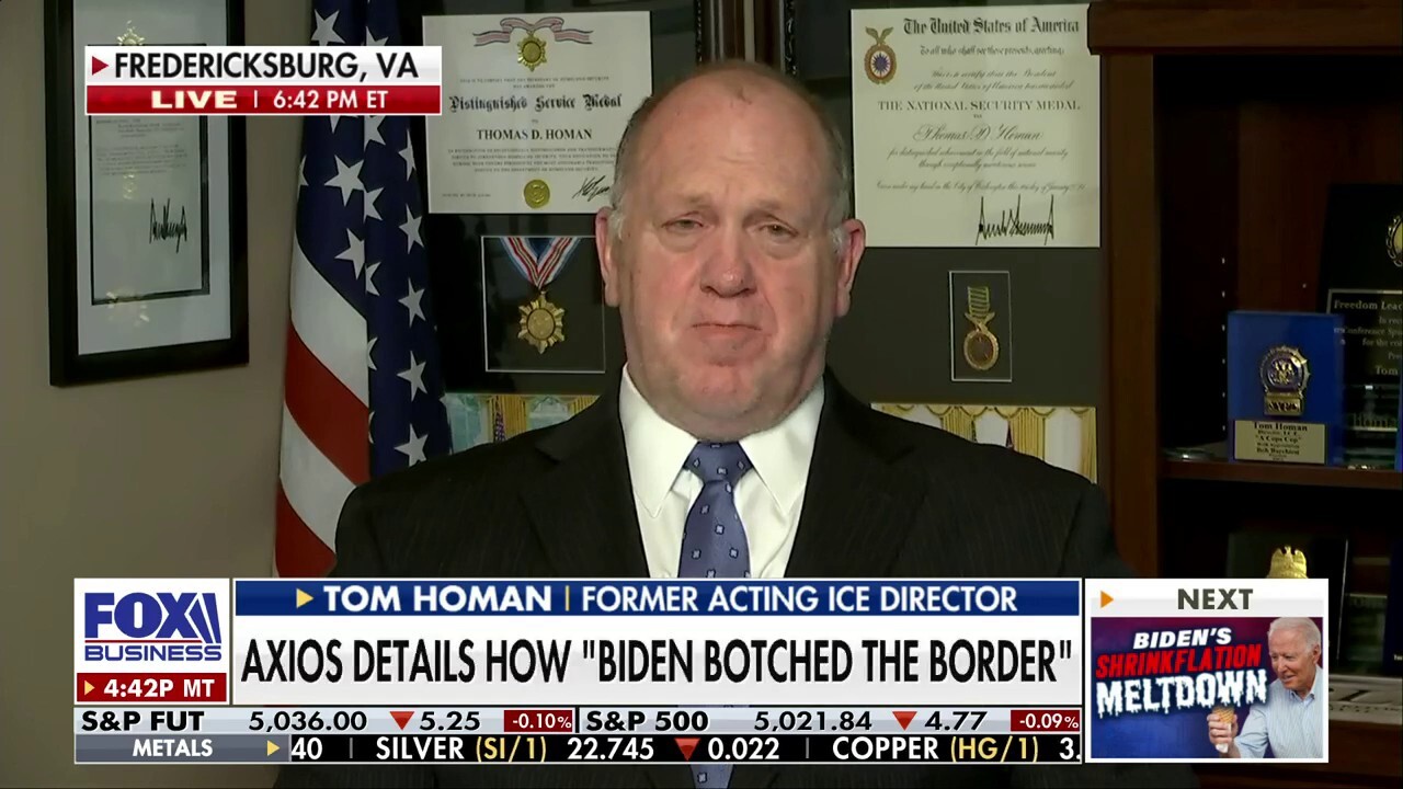  The open border is by design: Tom Homan