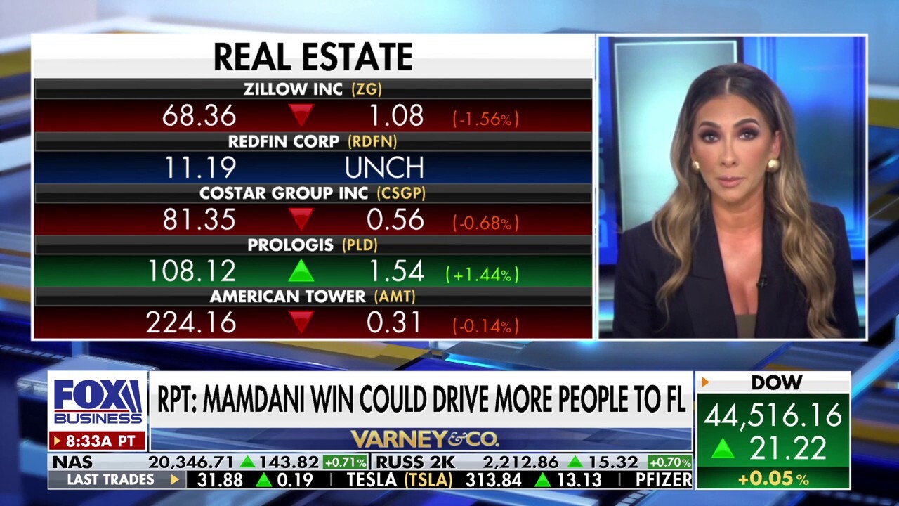 FOX Business host and real estate expert Katrina Campins discusses the potential ramifications of Zohran Mamdani's leadership if he becomes the mayor of New York City on ‘Varney & Co.’