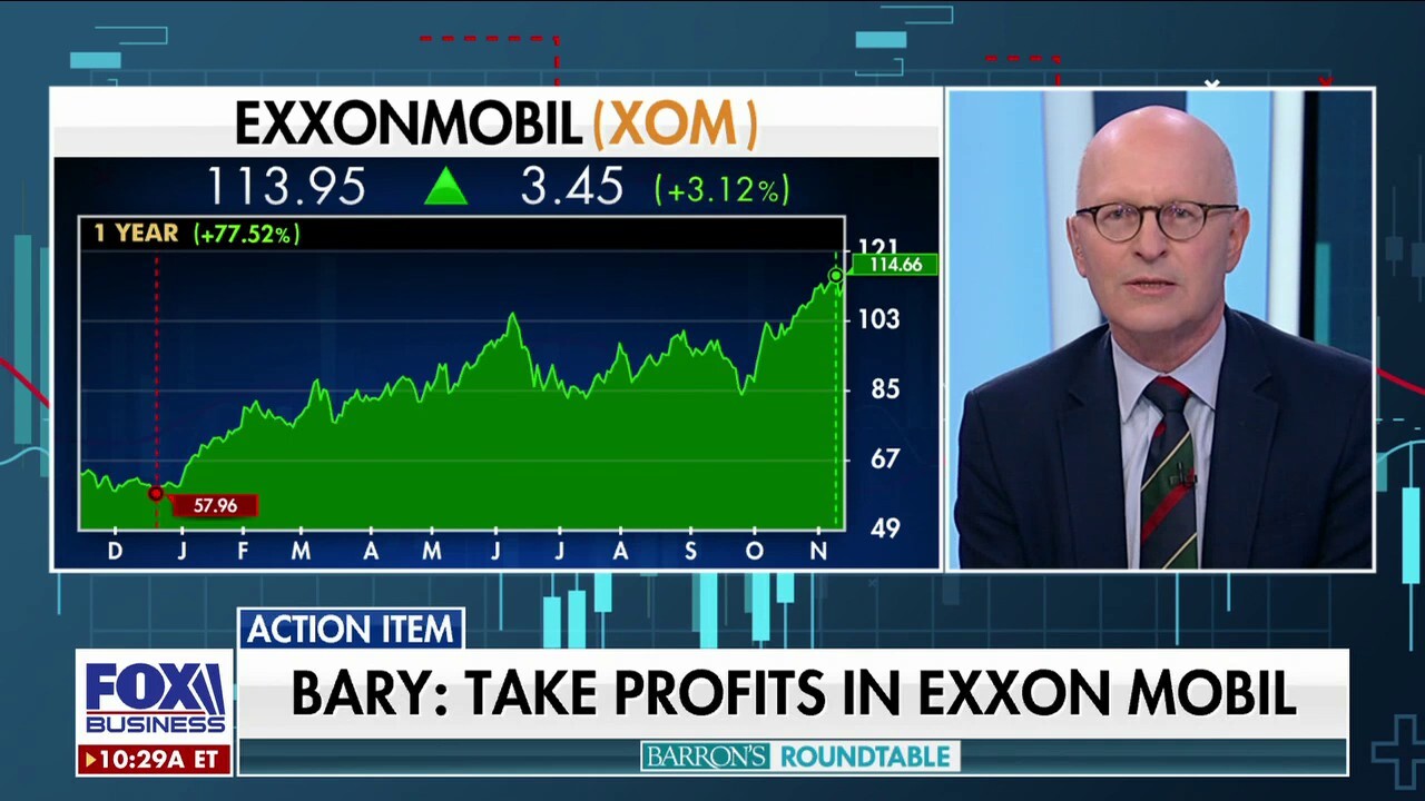 Andrew Bary and Ben Levisohn give their takes and outlooks on Exxon Mobil and Pinterest stock performance on 'Barron's Roundtable.'