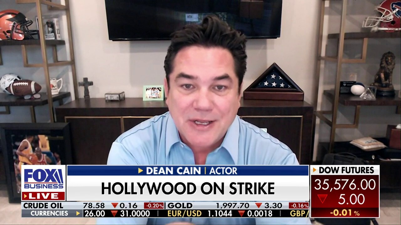 Actor and author Dean Cain discusses the actors and writers strike, his new graphic novel and Hollywood gone 'woke.'