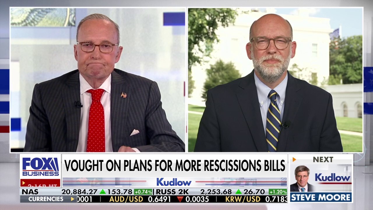 OMB Director Russ Vought unpacks concerns over the Fed's pricey renovations on 'Kudlow.'