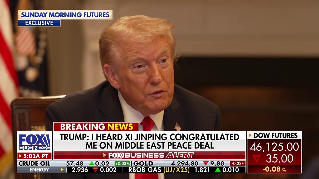 President Donald Trump discusses China during a preview of his exclusive interview with 'Mornings with Maria' host Maria Bartiromo.