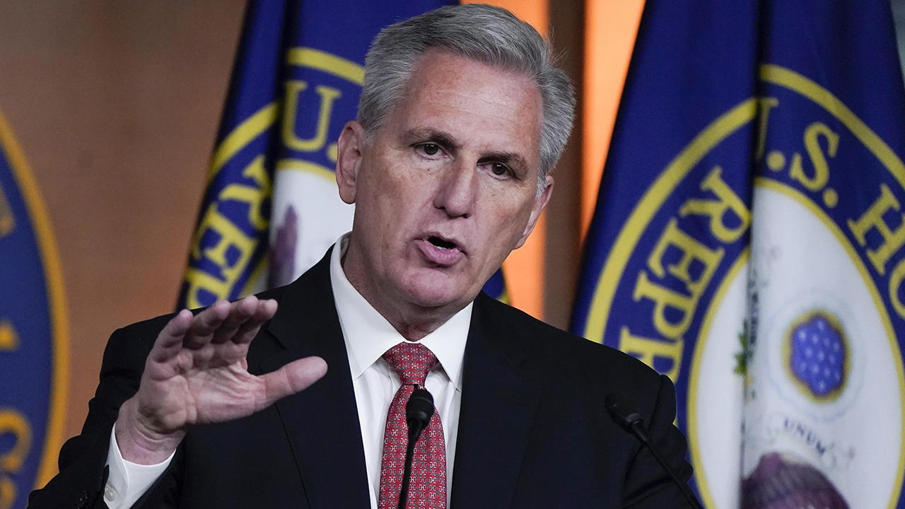 House Minority Leader McCarthy holds his weekly press conference