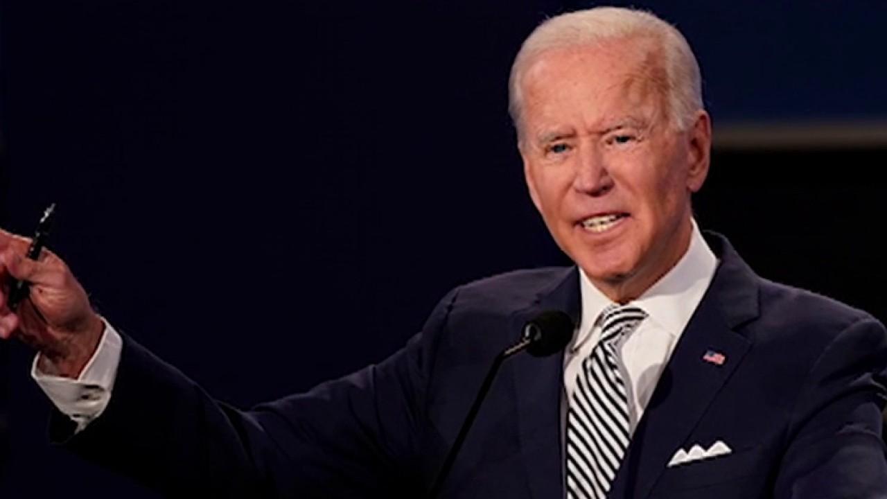 Former Vice President Biden holds a drive-in event in Johnstown-FBN