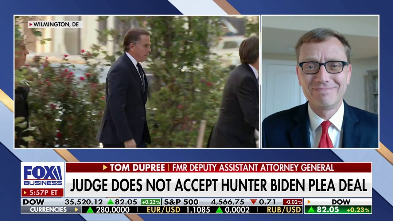 The DOJ was called out by the judge in the Hunter Biden case: Tom Dupree