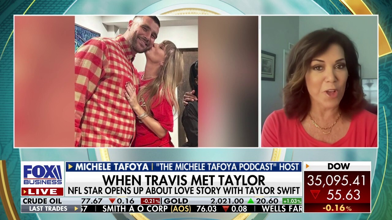 Former NFL sideline reporter Michele Tafoya reacts to Travis Kelce opening up about his relationship with Taylor Swift and the league's injury plague.