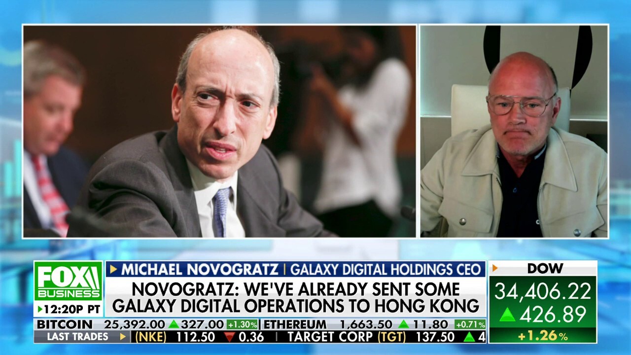 Galaxy Digital Holdings CEO Michael Novogratz discusses SEC Chair Gary Gensler's war against crypto on 'The Claman Countdown.'