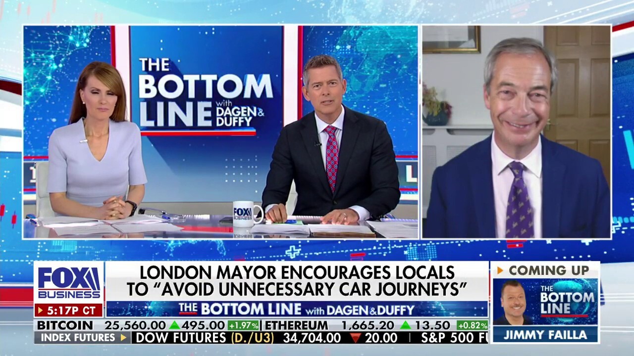 Former U.K. Brexit Party leader Nigel Farage discusses the green agenda and power grabs on 'The Bottom Line.' 