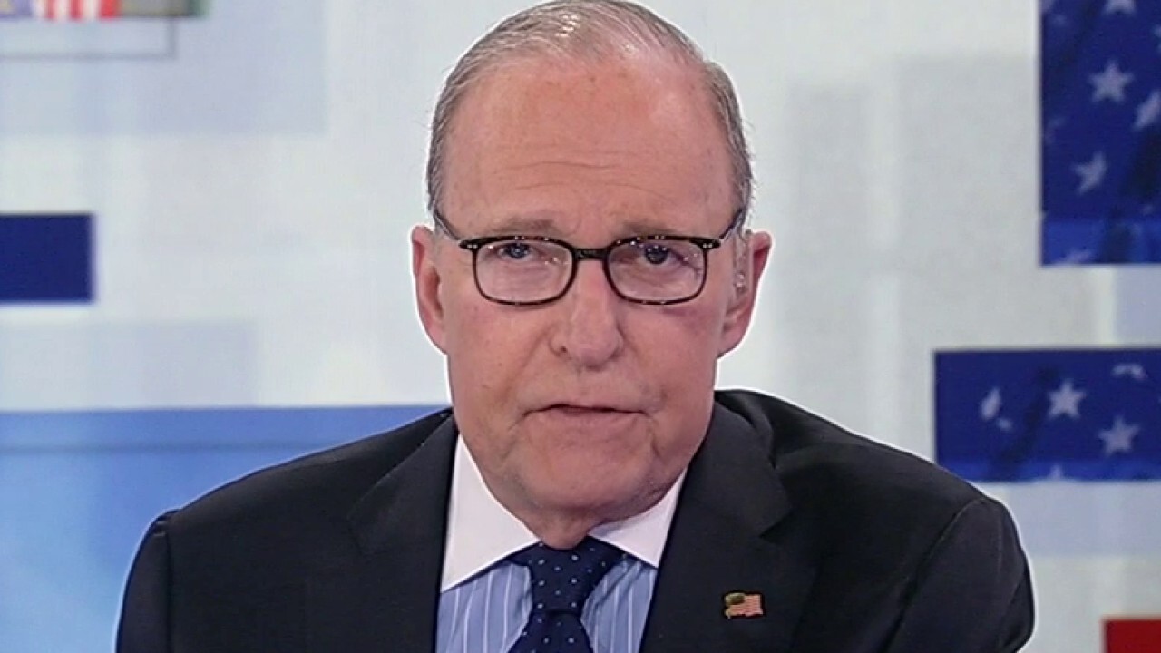 'Kudlow' host breaks down where the surge in spending of stimulus checks went.