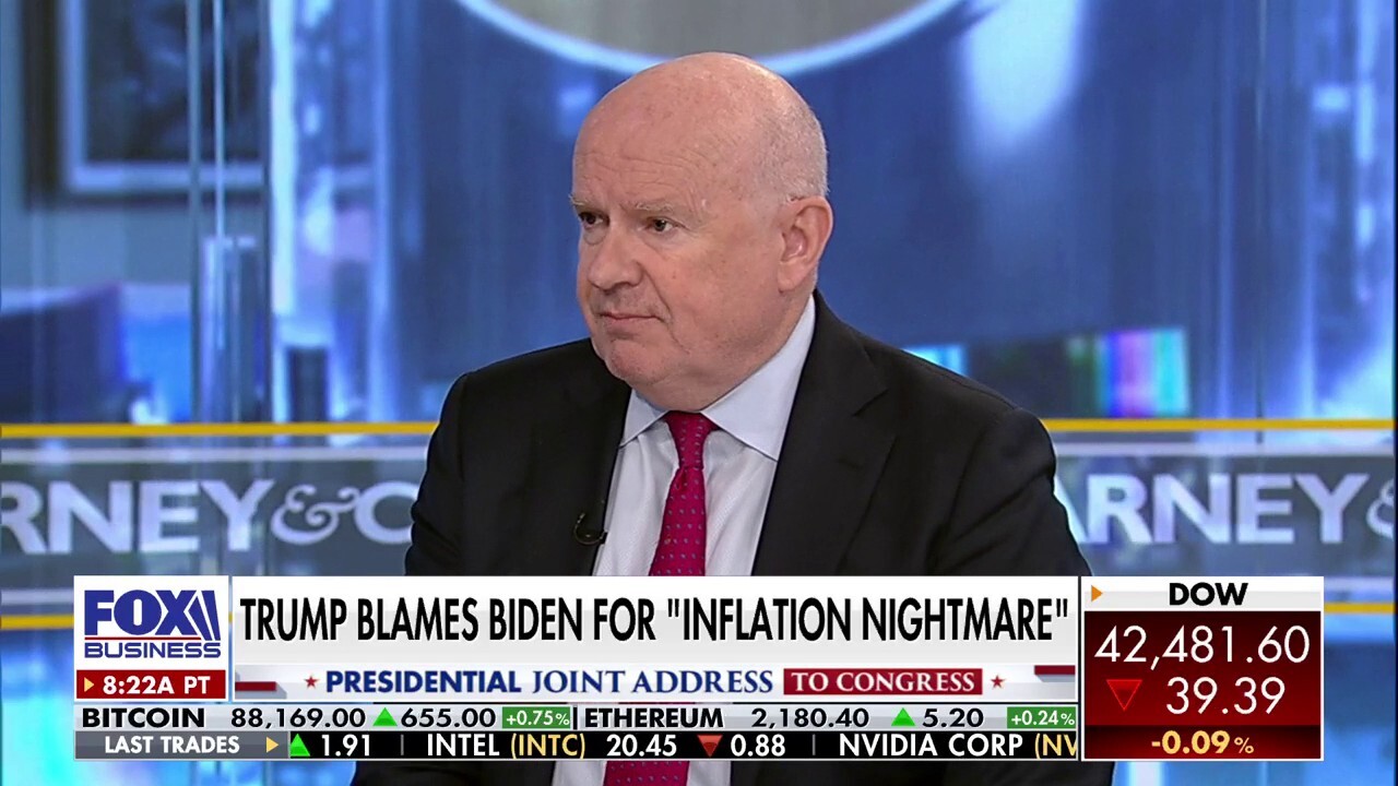 The Wall Street Journal editor-at-large Gerry Baker on the importance of making tax cuts permanent and President Donald Trump blaming former President Joe Biden for inflation during his congressional address.