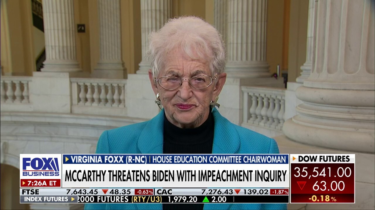 There’s ‘rot’ in the Biden administration ‘all the way to the top’: Rep. Virginia Foxx