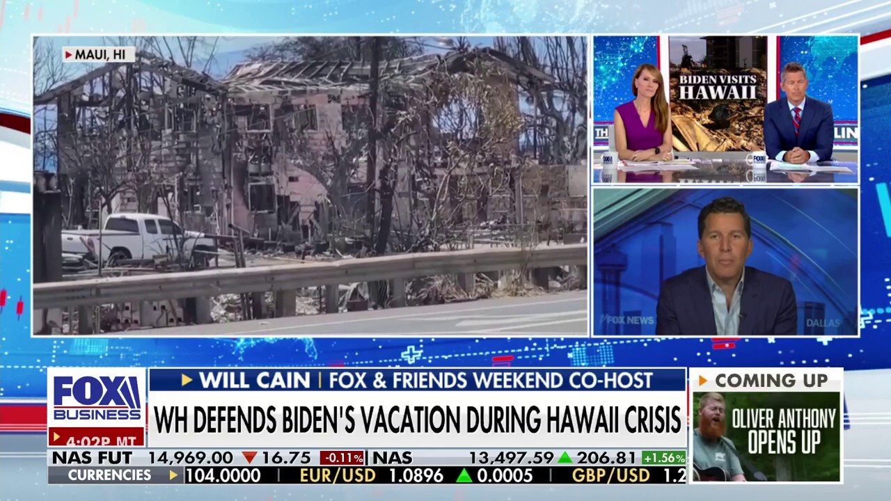 Everyone is disappointed in Biden’s response to Maui fire: Will Cain