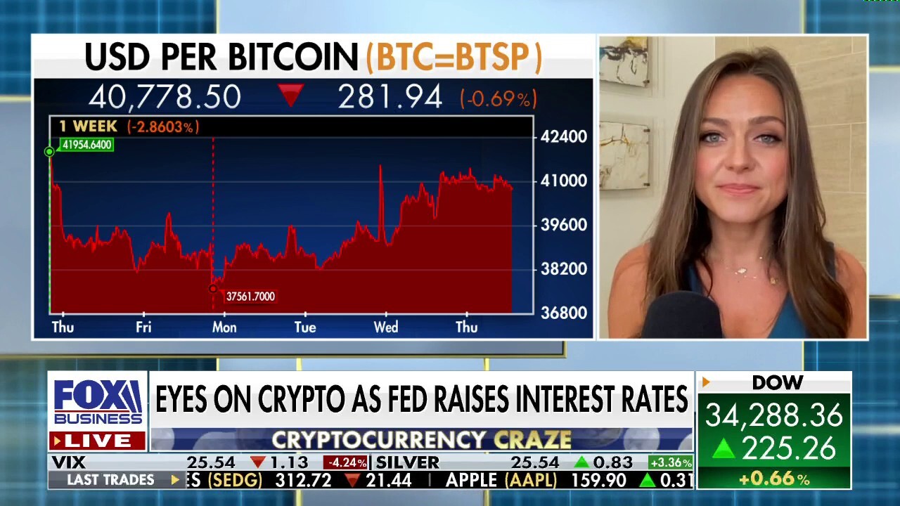 Coin Stories podcast host joins 'Cavuto: Coast to Coast' to discuss economic strategies involving crypto currency as interest rates continue to rise.
