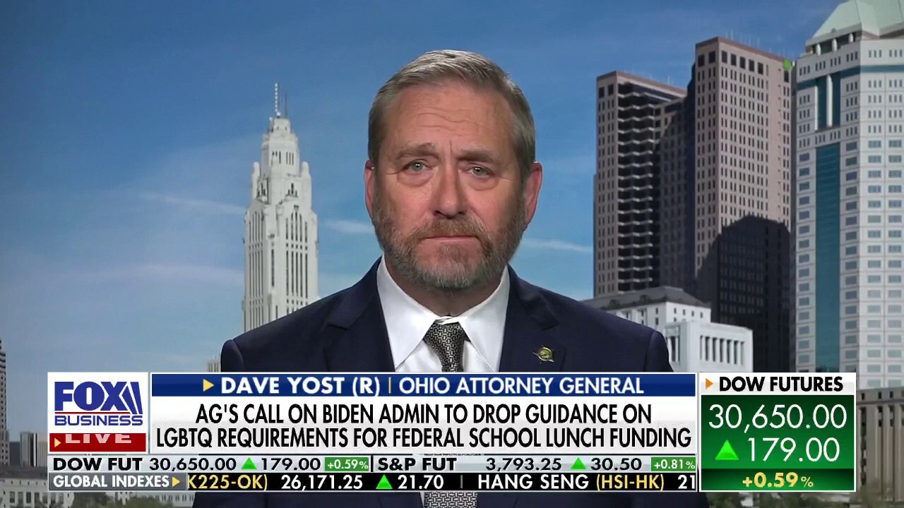 Ohio Attorney General Dave Yost discusses the Biden administration’s guidance on LGBTQ+ requirements for federal school lunch funding.