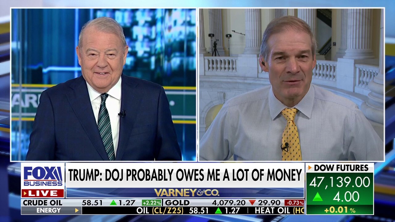 Rep. Jim Jordan: No one has been harassed more by lawfare, DOJ weaponization like Trump
