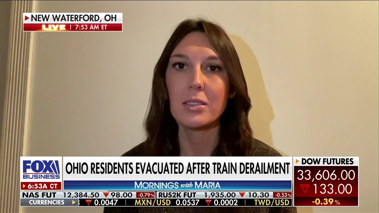 East Palestine resident and mother of four, Chelsea Simpson, expresses worry that her children were exposed to cancer-causing agents in the Ohio train derailment disaster.