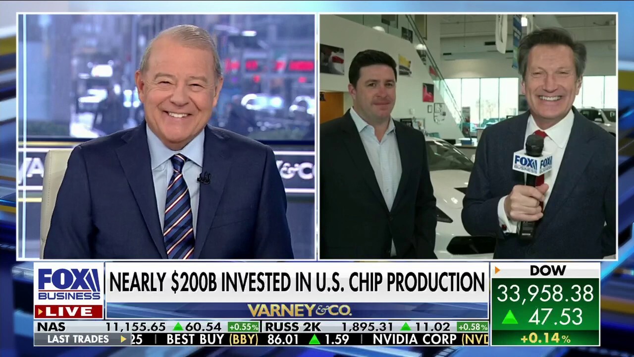 FOX Business’ Jeff Flock speaks with Hessert Chevy owner Tom Hessert on the boost in the semiconductor industry and what it means for the tech industry and overall economy.