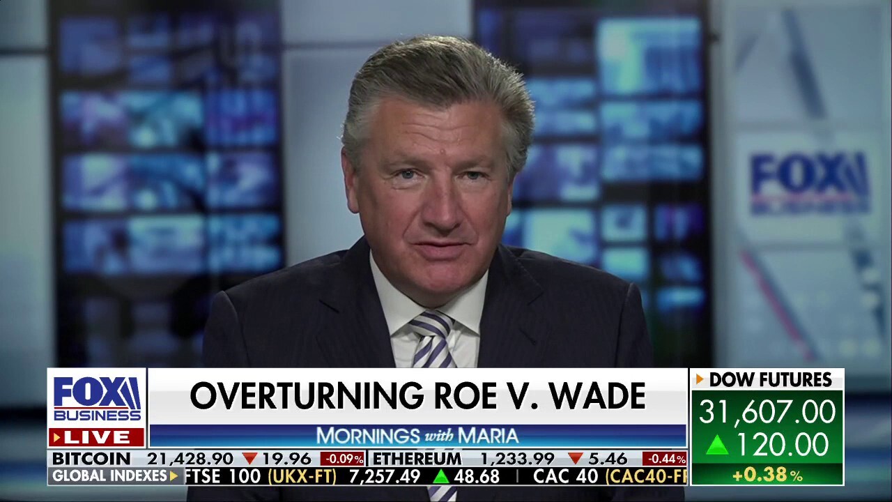 FOX Business’ Ashley Webster reports on corporate America's reaction to the Supreme Court ruling to overturn Roe, warning state laws will create a ‘legal quagmire’ for companies looking to reimburse abortion-related expenses for employees.