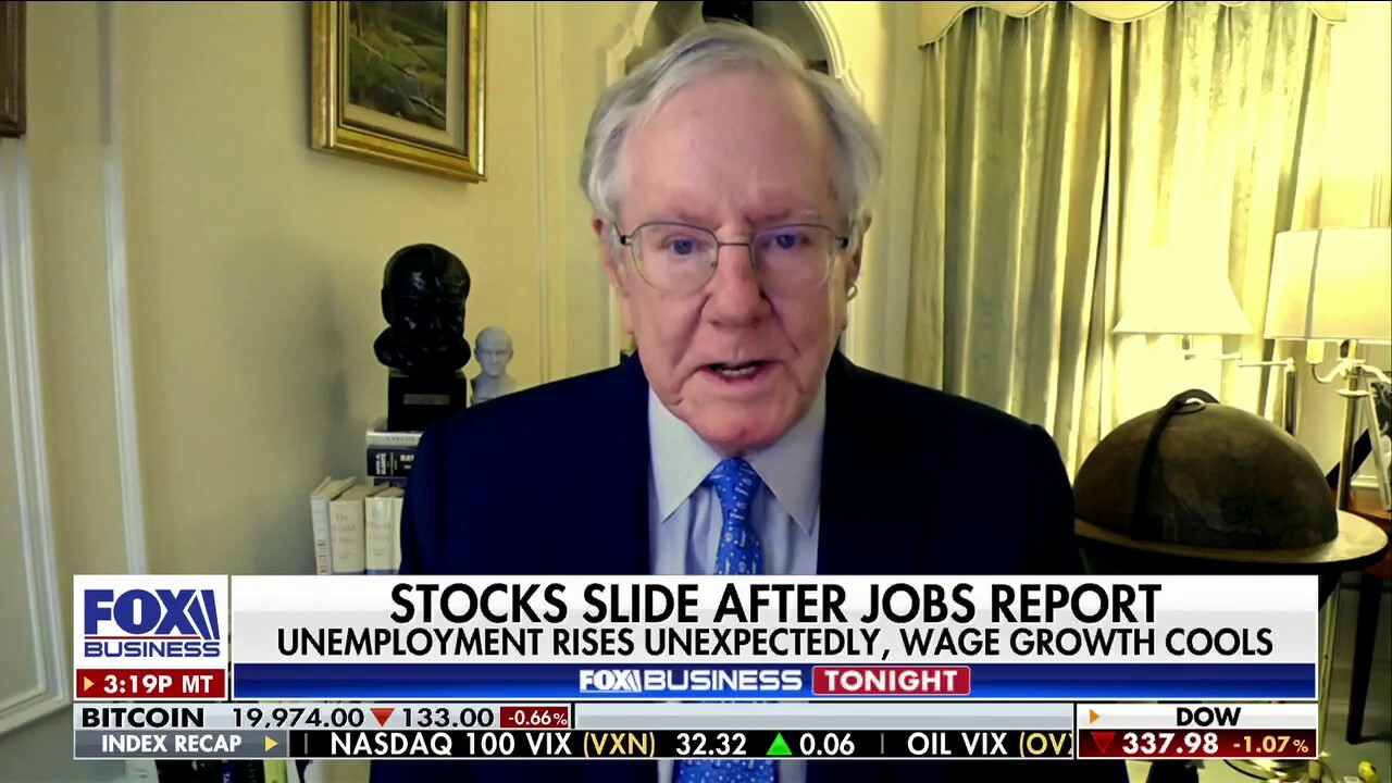 Forbes Media Chairman Steve Forbes discusses the latest jobs report and how unemployment rose unexpectedly on ‘Fox Business Tonight.’