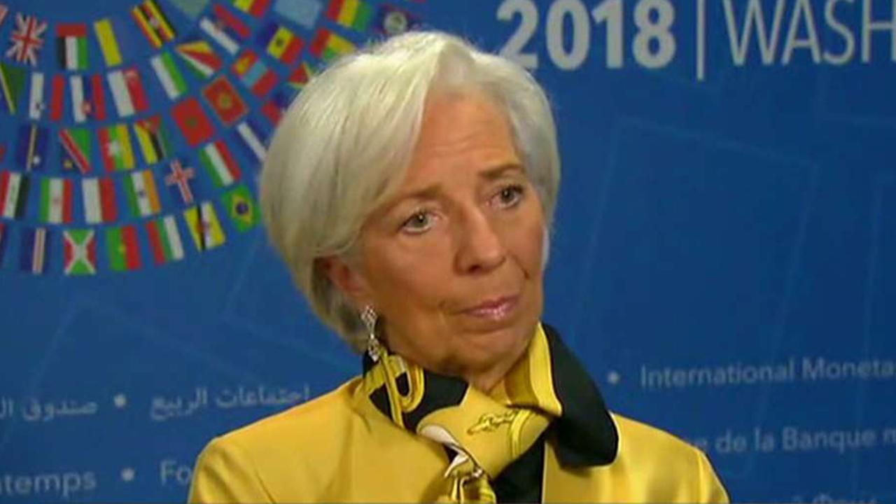 IMF's LaGarde: Disappointed with evolution of trade around the world