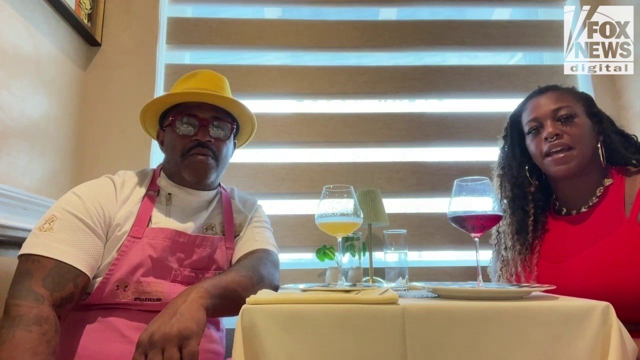 Maurad Ali, chef and owner of the C.L.A.S.S. Soiree Steakhouse in Hollywood, Florida, and Tasheba Hart, the hostess for nude dining events held at the establishment, discuss the naked dining offering.