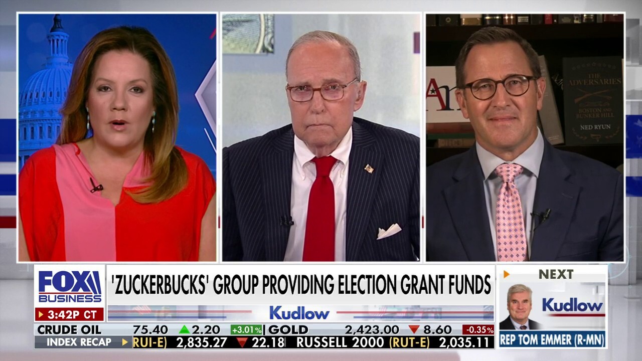  'Kudlow' panelists Mollie Hemingway and Ned Ryun react to 'Zuckerbucks' providing election grant funds.