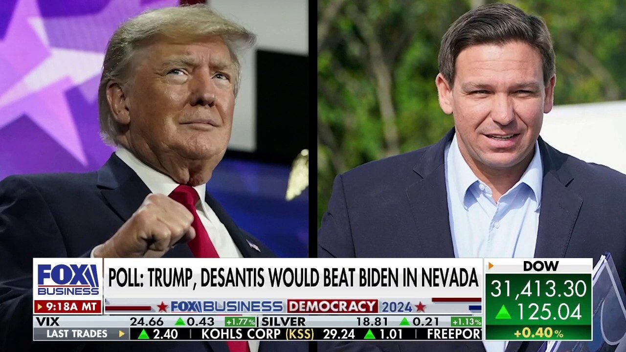 Trump, DeSantis would beat Biden in Nevada: poll
