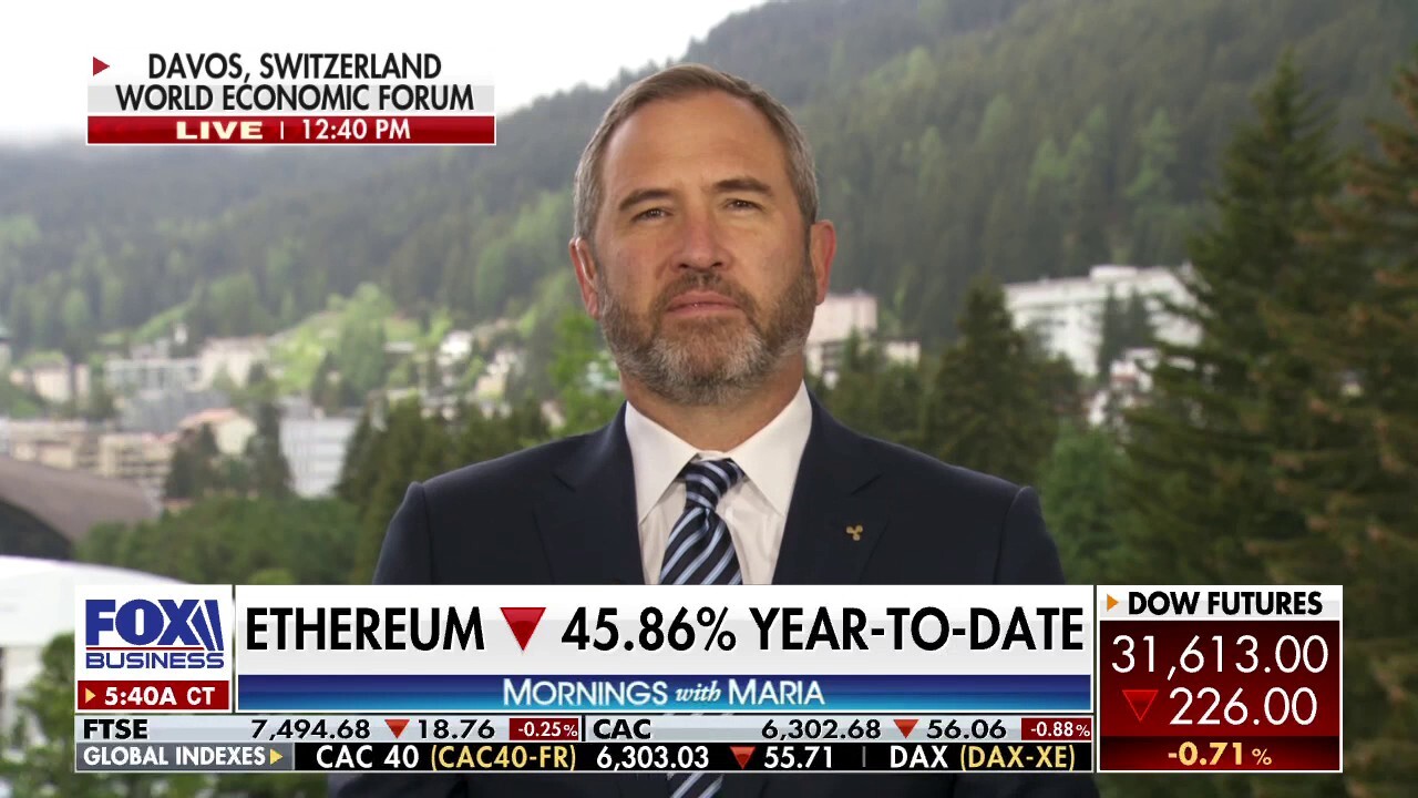 Ripple CEO Brad Garlinghouse explains a key reason he wanted to participate in the World Economic Forum in Switzerland. 