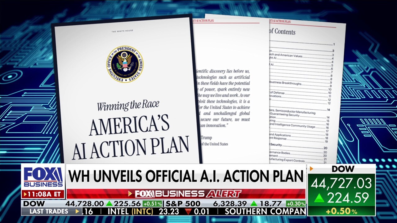 White House unveils action plan on AI