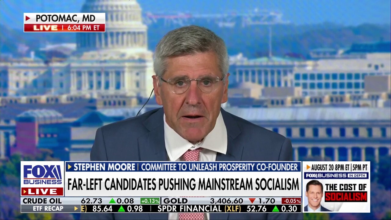  'The Bottom Line' panelists Steve Moore and Ned Ryun discuss the impact of socialist policies across the country as NYC mayoral candidate Zohran Mamdani's policies are picked apart.