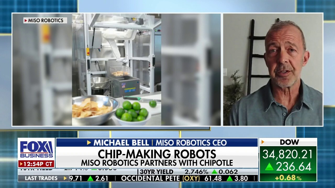 Miso Robotics CEO Michael Bell discusses his company’s partnership with the popular food franchise and says ‘automation is the solution’ to labor shortage.